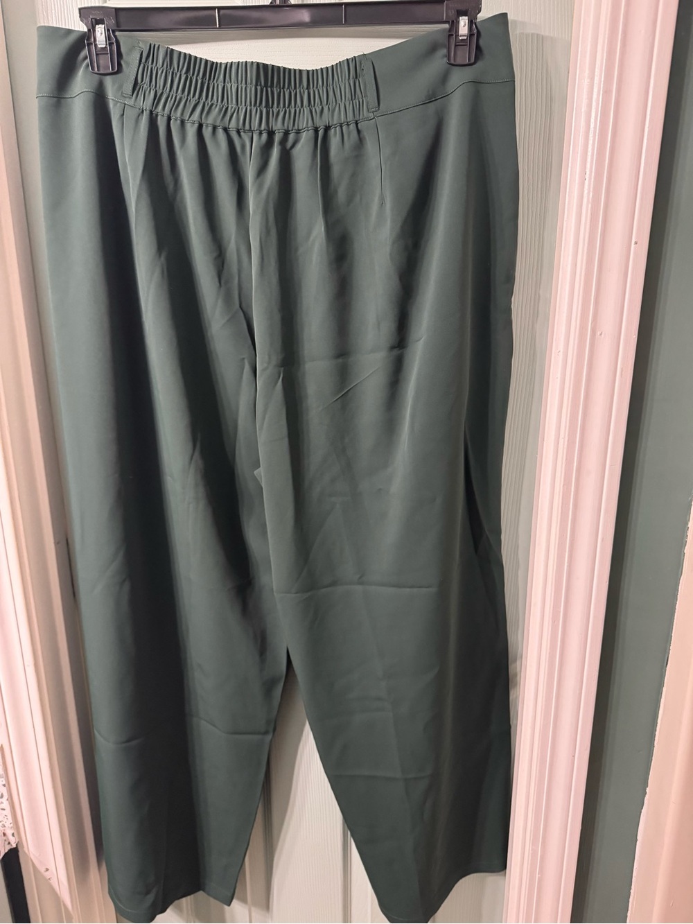HALARA Forest Green High-Rise Straight Leg Suit Pants - Picture 7 of 9